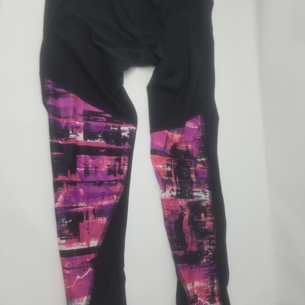 Marika Black and Pink Leggings/ Yoga Pants Size Small